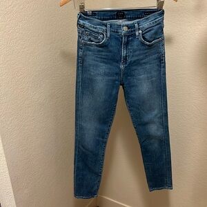 Citizens of Humanity rocket crop high rise skinny jeans size 26. A459